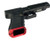 Cross Armory Flared Magwell Compatible with Glock Gen1-3 Aluminum Red Hardcoat Anodized