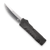 CobraTec Knives Lightweight 3.25" OTF Drop Point Plain D2 Steel Blade/Stonewashed Aluminum Handle Includes Pocket Clip