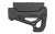 FAB Defense AR-15 Buttstock, Small and Compact Design, Cheek Rest Included, Fits Mil-Spec And Commercial Tubes, Black
