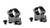 Hawke Professional Steel Ring Mounts 1", High, With Lever (Fitted) & Nut 