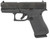 Glock G43X 9mm, 3.41" Barrel, Fixed Sights, Black, 10rd