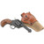 Ruger Wrangler .22 LR, 3.75" Barrel, Desantis Holster, Birdshead Grip, Cobalt Blue, 6rd