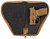 Bulldog Deluxe Pistol Case 9"L x 6" H Tan Padded Nylon with Pocket & Sleeve for Handgun