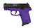 SCCY Industries CPX-2 Gen3 9mm, 3.10" Purple Frame, Rail, Serrated Black Nitride SS Slide, 9Rnd