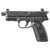 FN 502 Tactical Compact .22 LR, 4.6" Threaded Barrel, Ambi Thumb Safety, Black, 10rd