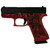 Glock 43x Custom "Georgia Red" 9mm, 3.41" Barrel, 10rd