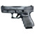 Glock 19 Gen 3 Custom "Crushed Silver Distressed" 9mm, 4.01" Barrel, 15rd