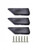 Kimber Bumper Pads Fits 1911 Black 3 Pack