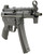 Century AP5 P CORE (MP5-K) 9mm 5.75" Threaded Barrel, Black, Stamped Metal Receiver, Fixed Front/Drum Rear Sights, Includes Sling (1 Mag), 30 Rd