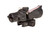 Trijicon Compact ACOG 3x24mm Low Height, Black, Dual Illuminated Red Horseshoe, 308WIN