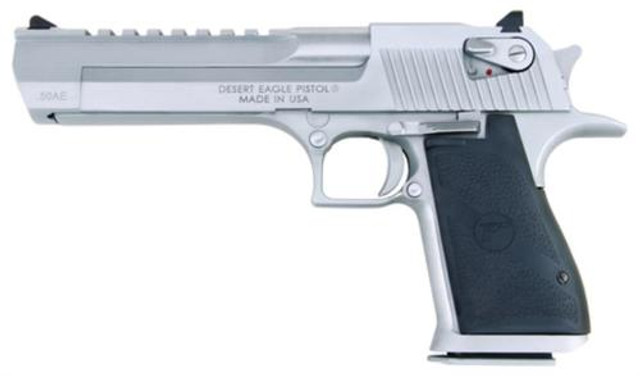 Magnum Research Desert Eagle Mk XIX 50AE 6" Barrel, Black Synthetic Brushed Chrome, 7rd