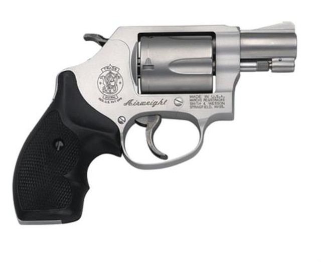 Smith & Wesson 637 Airweight .38 Spec, 1.87", Synthetic Grip, Matte Silver Finish, 5rd