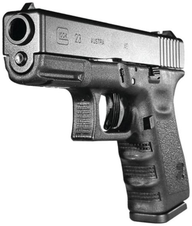 Glock G23, Gen 3, Standard Double 40 S&W, 4.01" Barrel, Black, 10rd