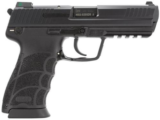 HK, HK45, Full Size, 45ACP, 4.5" Barrel, Black Color, Night Sights, 10Rd, 3 Magazines