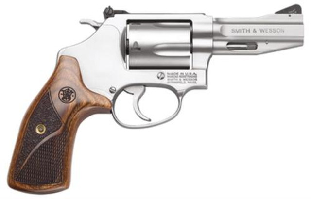 Smith & Wesson 60 Pro Series 357 Magnum/.38 +P 3" Barrel Matte SS Laminate Wood Grip