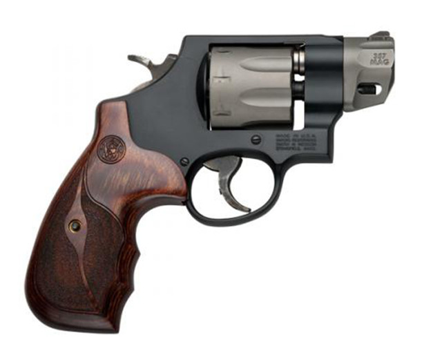 Smith & Wesson 327 Performance Center 357 Mag/38 Spl 2" Barrel 8rd Capacity, Wood Grip Black