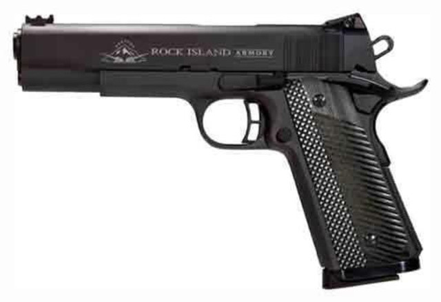 Rock Island Armory M1911-A1 FS Tactical II 9mm 5" VZ Grips Parkerized 9 Round