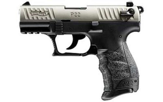 Walther P22 .22 L.R. CA Nickel 10 Round, 2 Mags
