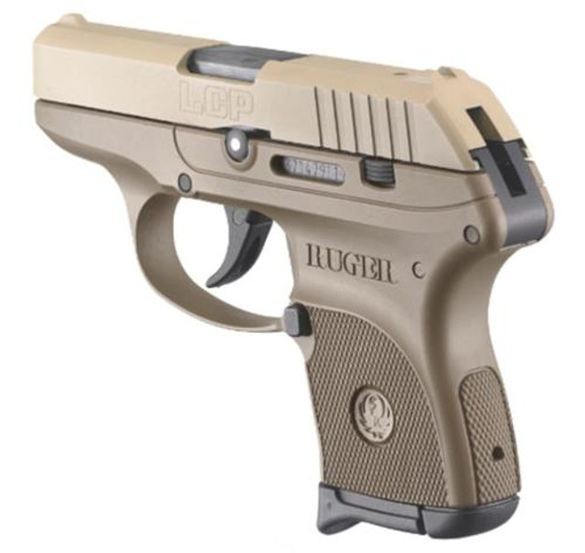 Ruger LCP 380acp Full Flat Dark Earth 2.75" Barrel 6rd Mag