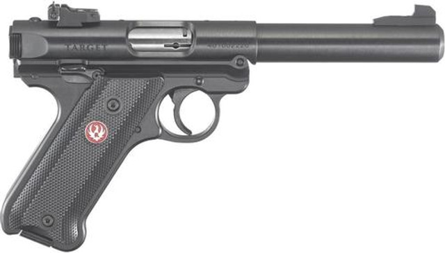 Ruger Mark IV Target .22 LR, 5.5" Barrel, Adjustable Sights, Black, 10rd