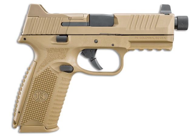 FN 509 Tactical 9mm, 4.5" Barrel, Night Sights, Flat Dark Earth, 17rd/24rd