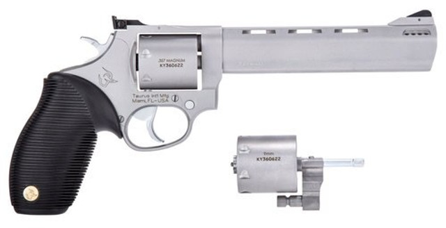 Taurus 692 Standard Revolver Set, .357 Mag / .38 Special / 9mm, 6.5" Barrel, 9mm Cylinder, 7rd, SS Finish