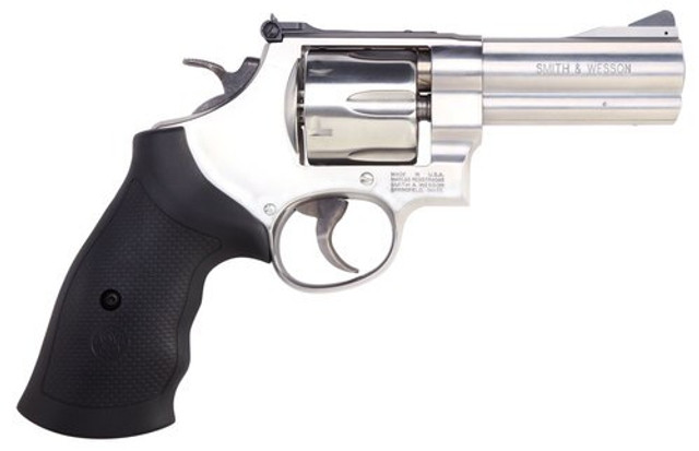 Smith & Wesson 610 10mm, 4" Barrel, Black Synthetic Grip, Stainless Steel Finish 6rd
