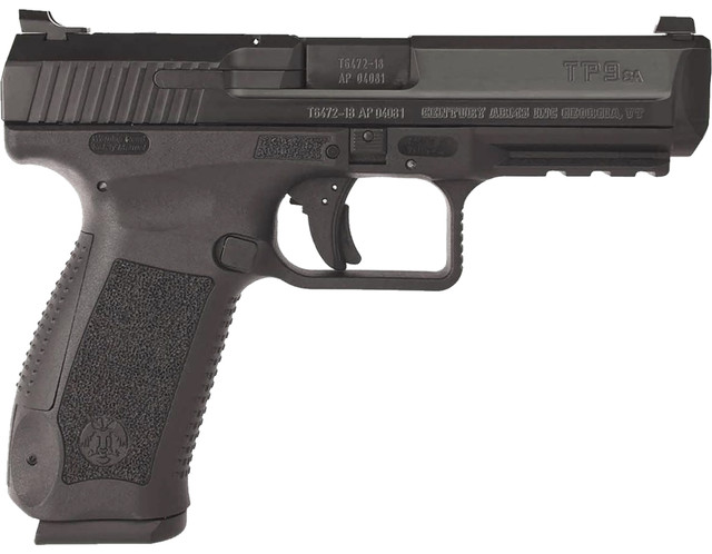 Canik TP9SA MOD 2 9mm, 4.46" Barrel, Black, 18rd