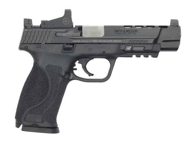 Smith & Wesson M&P9 M2.0, 9mm, 5" Ported Barrel, Crimson Trace Red Dot, 17rd