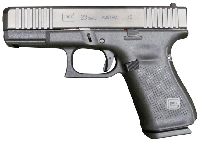 Glock 23 Gen5 .40 S&W, 4.02" GMB, Fixed Sights, Black, 10rd