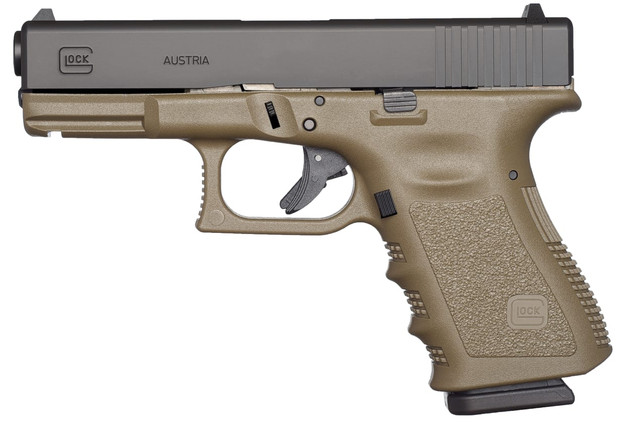 Glock G23 Gen3 Compact 40 S&W, 4.02" Barrel, Fixed Sights, Olive Drab Green Frame, 10rd
