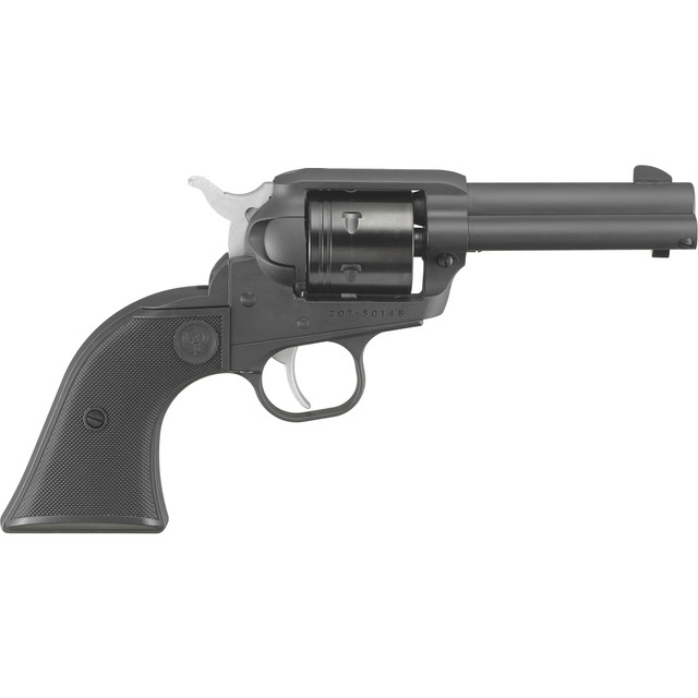 Ruger Wrangler 22 LR, 3.75" Barrel, Black Cerakote Finish, Checkered Grip, 6rd