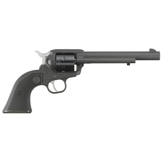 Ruger Wrangler .22 LR, 6.5" Barrel, Black Cerakote, Checkered Grips, 6rd