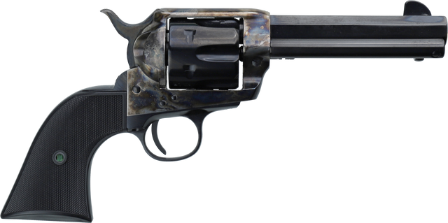 Pietta 1873 Gunfighter 45 Colt, 4.75'' Barrel, Color Case Hardened, Black Grips, 6rd