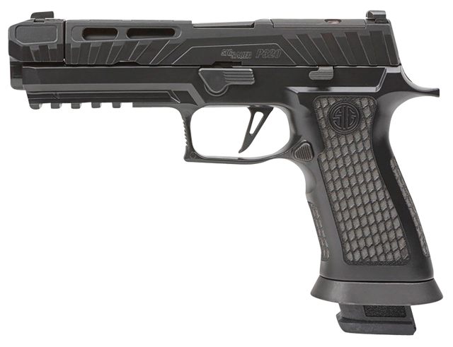 Sig P320 Spectre 9mm, 4.6" Barrel, Night Sights, Optics Ready, Compensator, 21rd