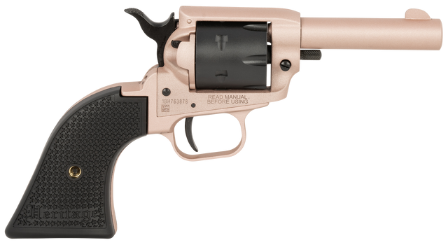 Heritage Barkeep 22 LR, 3.6" Barrel, Rose Gold Cerakote, Black Accents Frame, 6rd