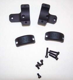 DNZ 2Piece Medium Base/Rings For Howa 1500, Weatherby Vanguard, Matte Black Impact Guns