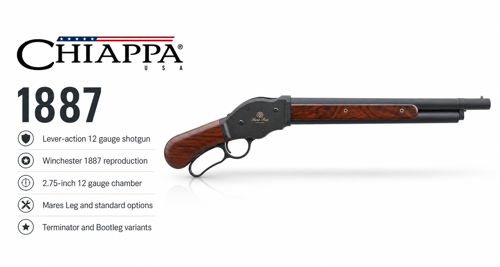 Chiappa 1887 Lever-Action Shotgun for Sale — 12 Gauge | Impact Guns