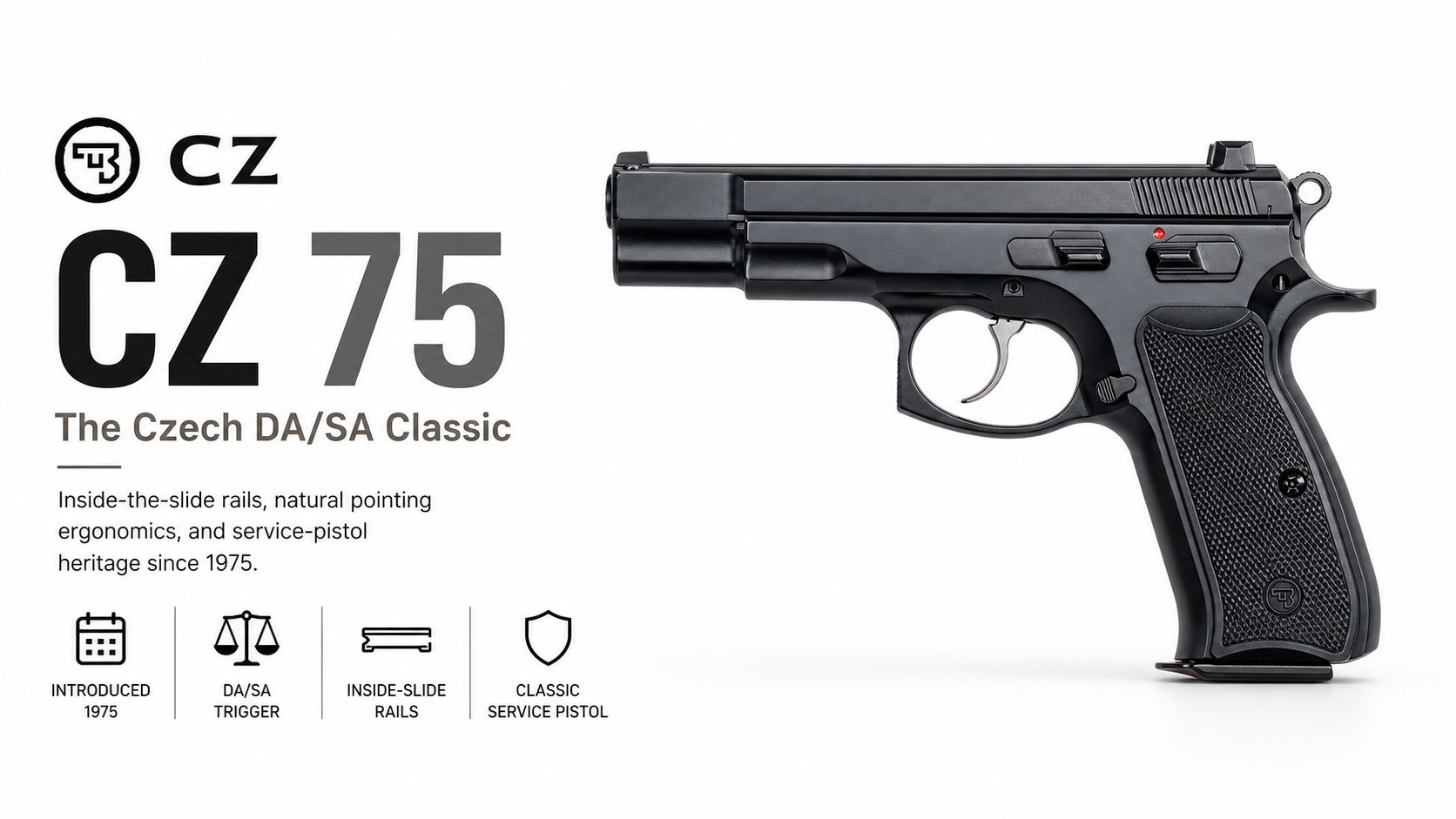 CZ 75 for Sale — DA/SA 9mm Pistol | Impact Guns