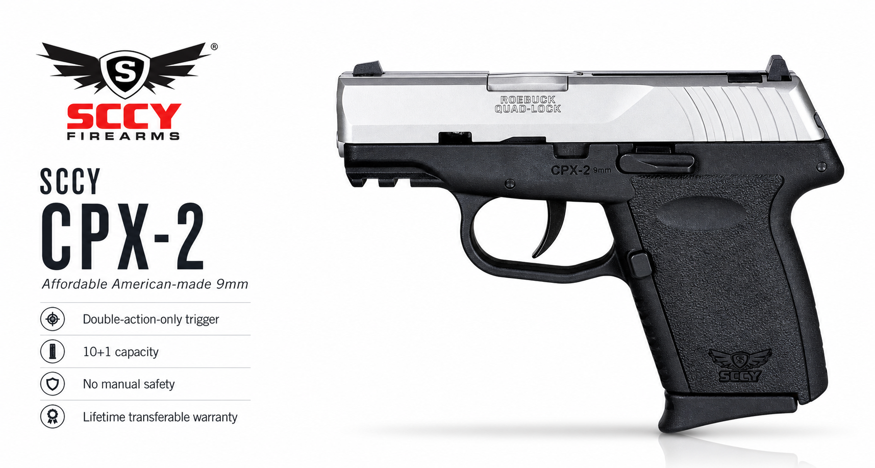 SCCY CPX-2 for Sale — Compact 9mm Pistol | Impact Guns
