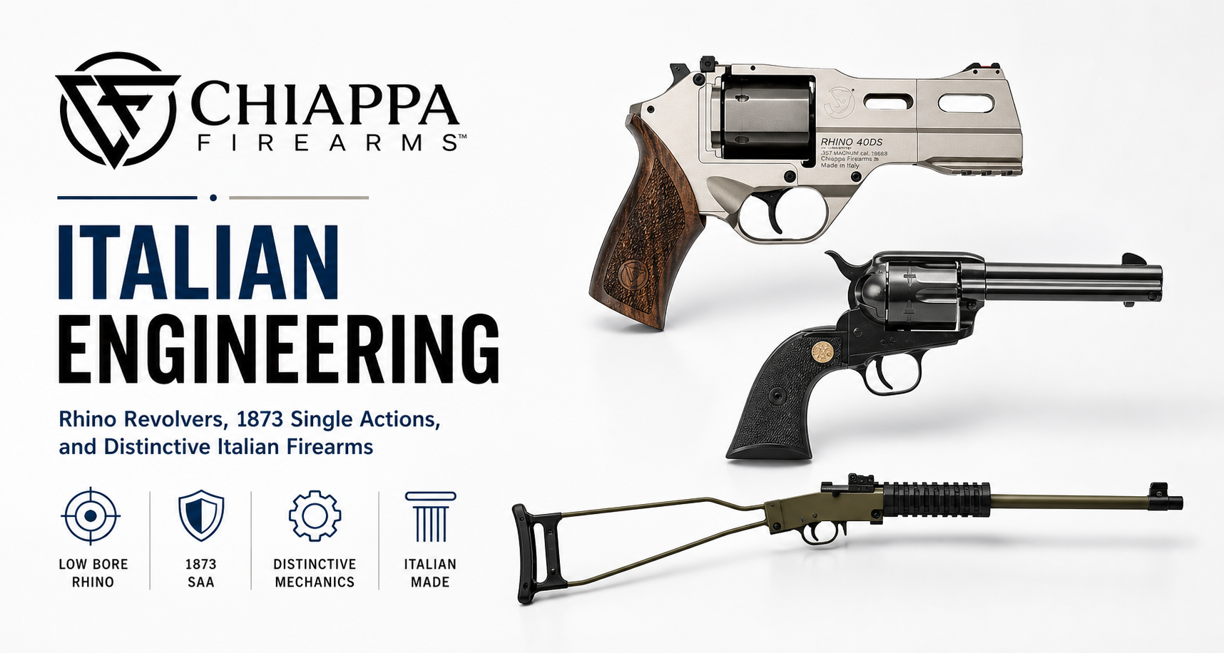 Chiappa Firearms for Sale — Rhino, Triple Threat, 1873 SAA & More | Impact Guns - Page 6