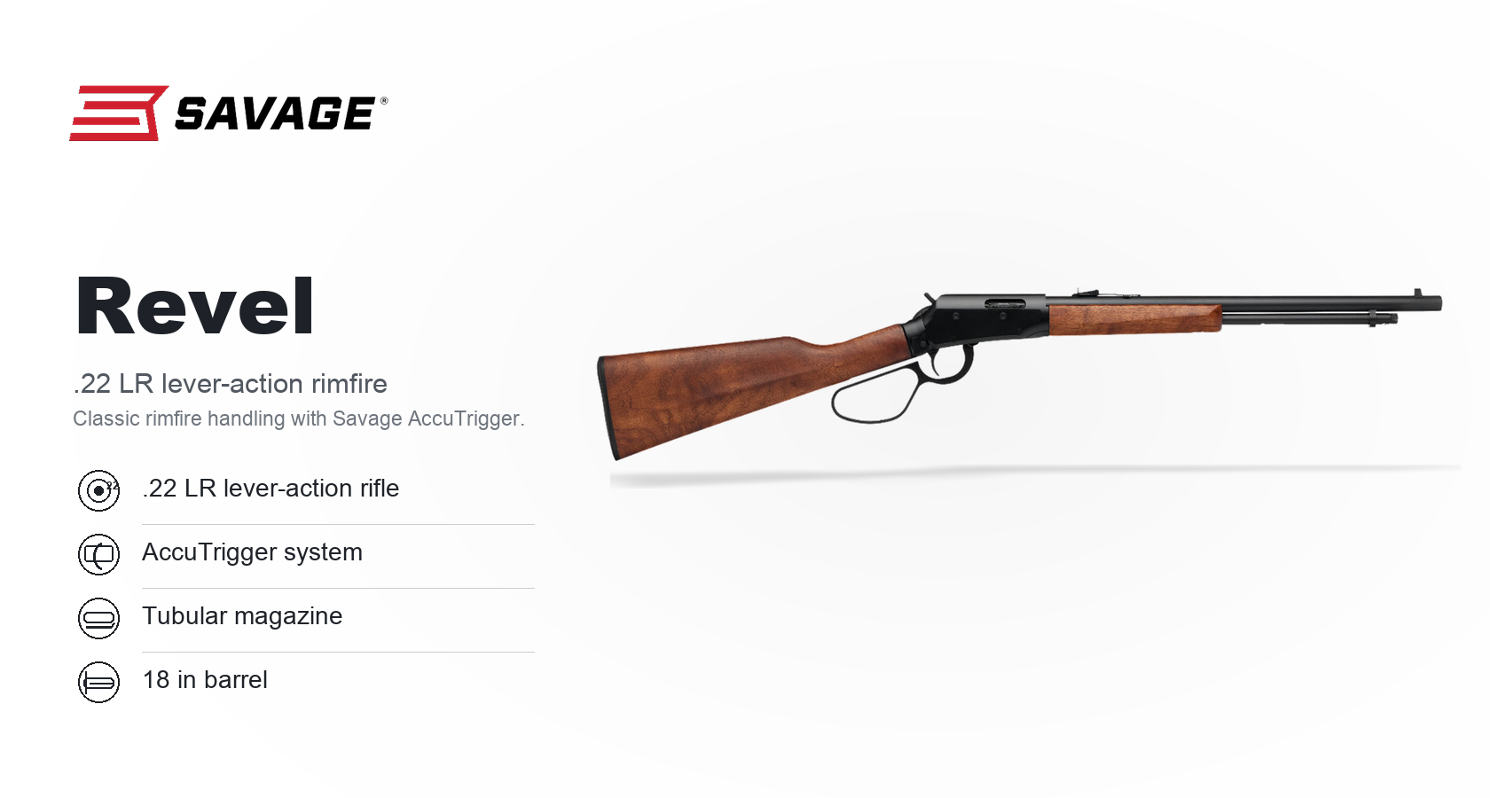 Savage Revel for Sale — .22 LR Lever-Action Rimfire Rifle | Impact Guns