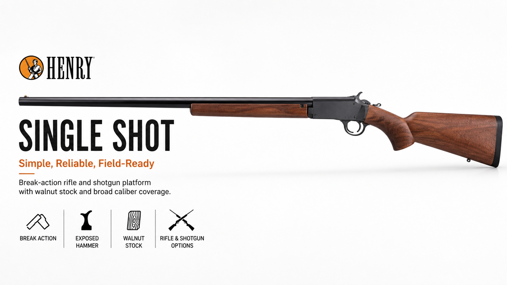 Henry Single Shot for Sale — Break-Action Rifle & Shotgun | Impact Guns