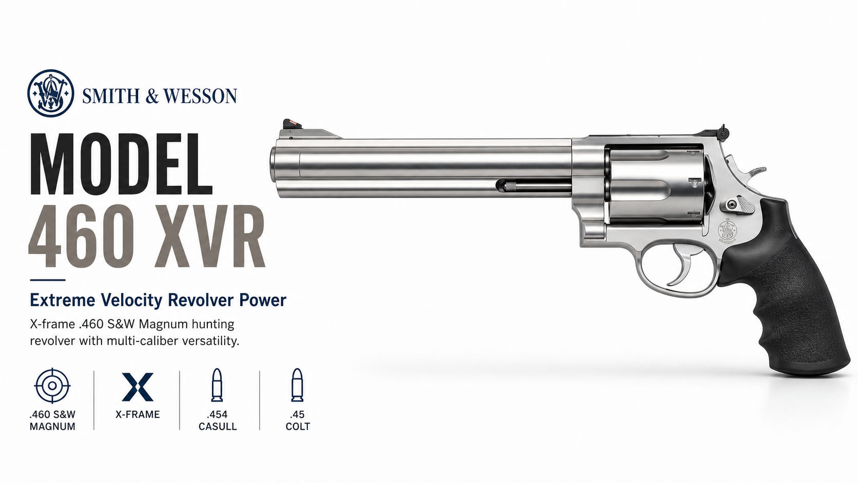 Smith & Wesson Model 460 XVR for Sale — .460 S&W Magnum Revolver | Impact Guns