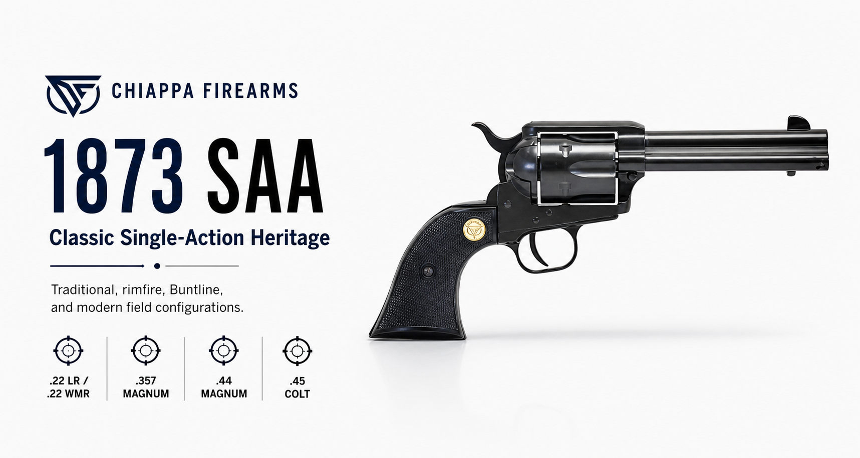 Chiappa 1873 SAA Revolvers for Sale — Classic & Modern Configurations | Impact Guns