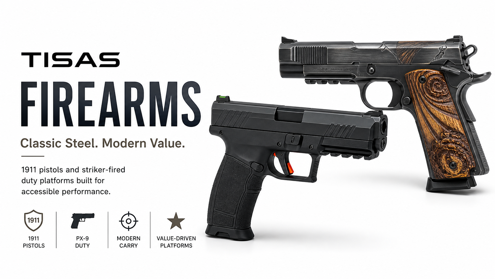 Tisas Firearms for Sale — 1911, 2011, Regent & Zigana Pistols | Impact Guns