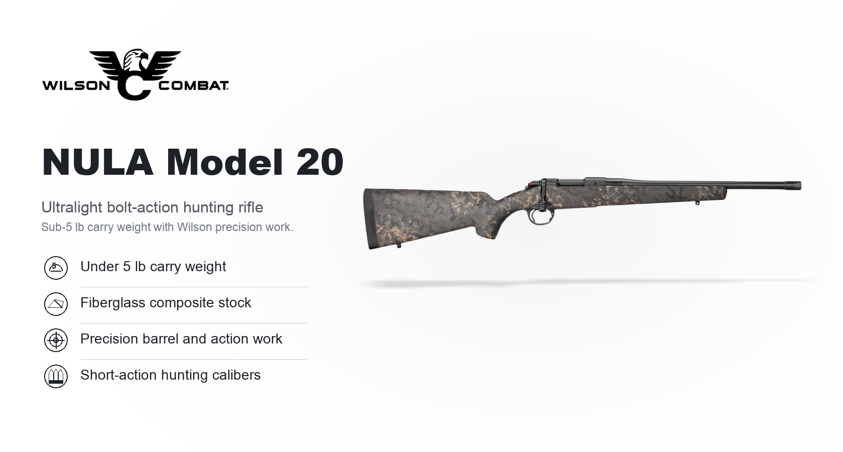 Wilson Combat NULA Model 20 for Sale — Ultralight Hunting Rifle | Impact Guns