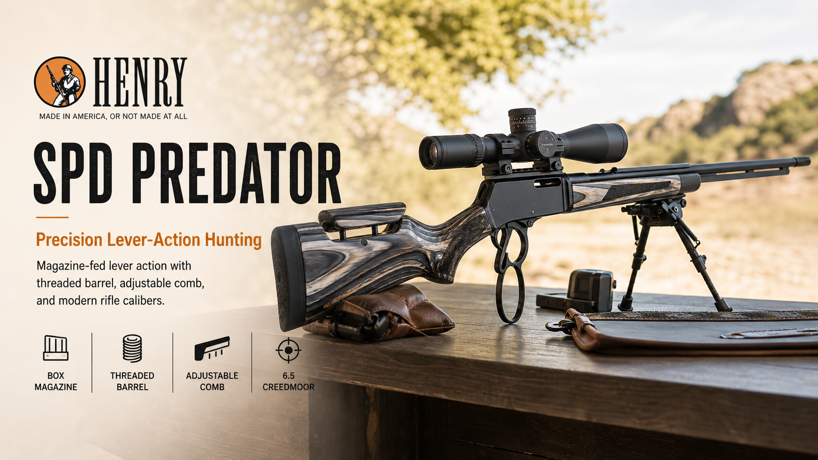 Henry SPD Predator for Sale — Magazine-Fed Lever-Action Rifle | Impact Guns