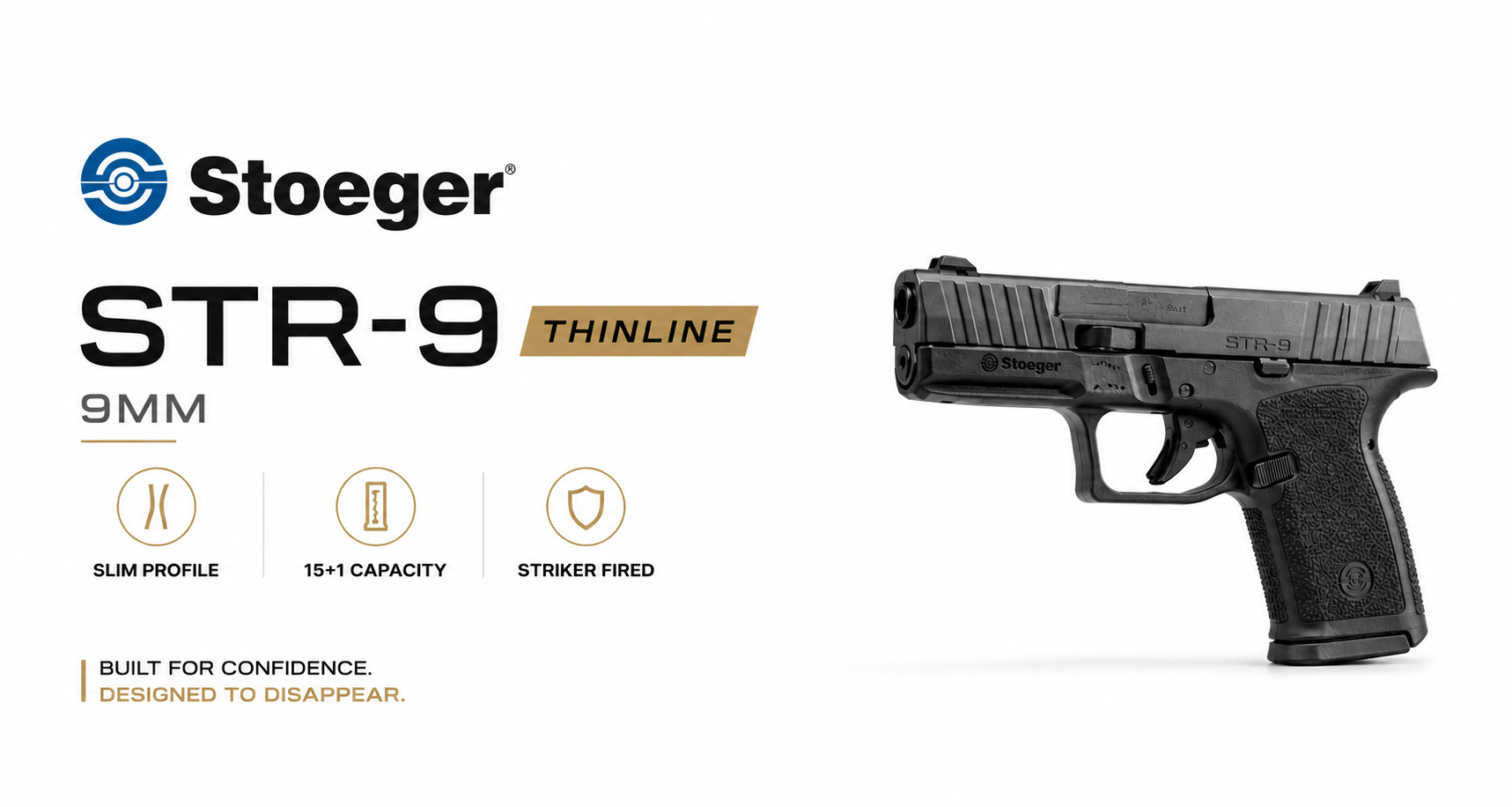 Stoeger STR-9 Thinline & Thinline Plus for Sale | 9mm Slim Carry | Impact Guns