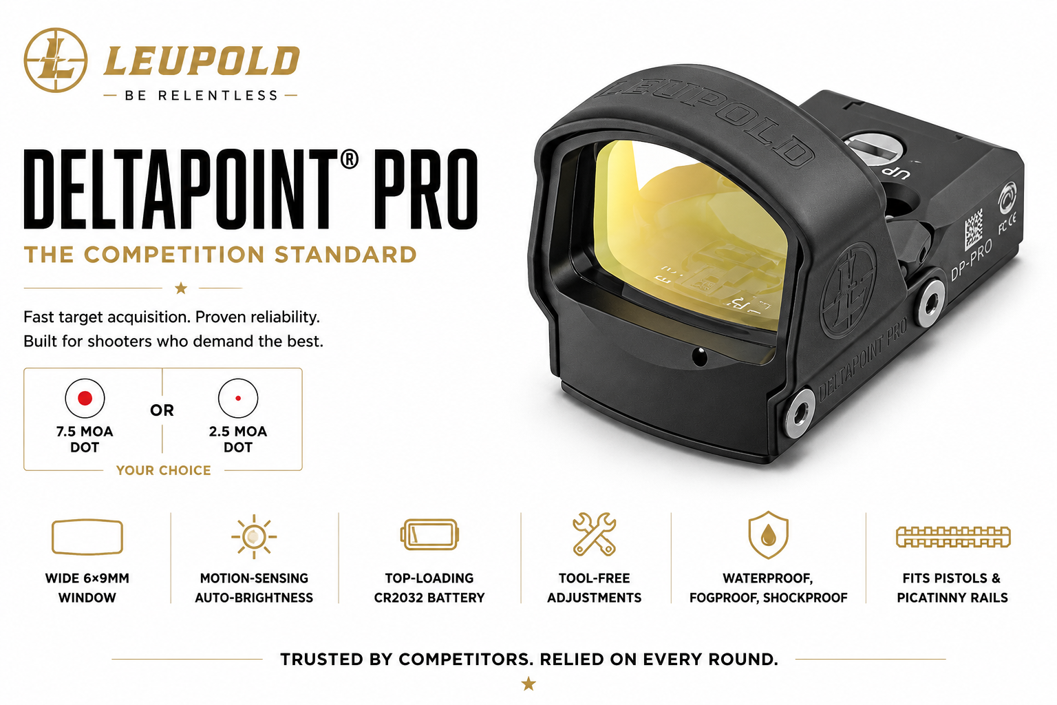 Leupold DeltaPoint Pro for Sale | Pistol & Rifle Red Dot Sight | Impact Guns